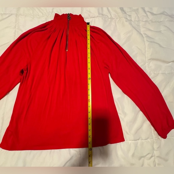Michael Kors Red Turtle Neck Women's
Blouse Top - Picture 7 of 11
